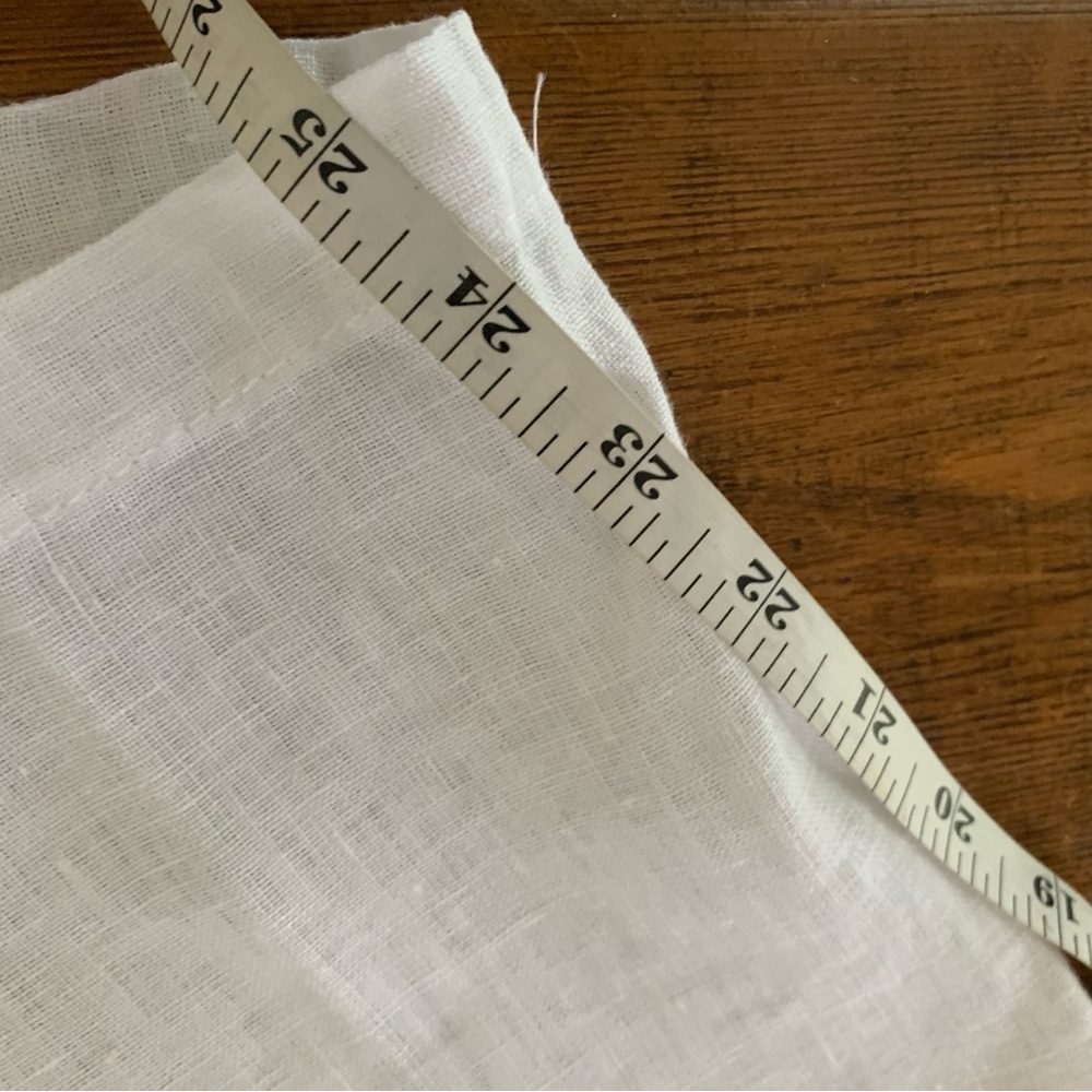 Belle France Made in Italy White Linen Lagenlook Coastal Pull On Pants Sz XL - Picture 10 of 10